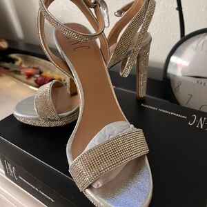 Tiny rhinestones complete the Daivi sandals from INC International Concepts® l